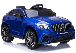 Vienvietīgs bērnu elektroauto Mercedes QLS 4x4, zils cena un informācija | Bērnu elektroauto | 220.lv