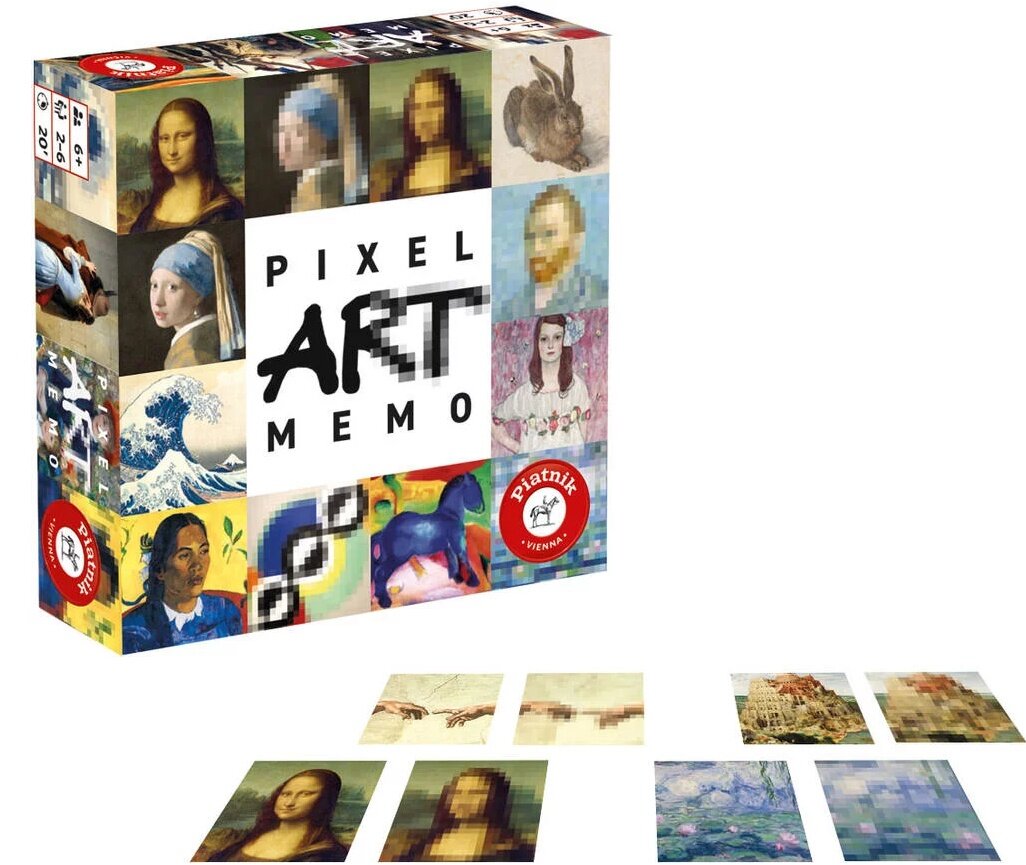 Atmiņas spēle Piatnik Pixel Art cena un informācija | Galda spēles | 220.lv