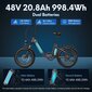 Elektriskais velosipēds FAFREES FF20 Polar, 20", balts, 500W, 20,8Ah cena un informācija | Elektrovelosipēdi | 220.lv