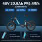 Elektriskais velosipēds FAFREES FF20 Polar, 20", zaļš, 500W, 20,8Ah cena un informācija | Elektrovelosipēdi | 220.lv