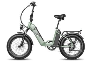 Электровелосипед FAFREES FF20 Polar, 20", зеленый, 500Вт, 20,8Ач цена и информация | Электровелосипеды | 220.lv