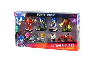 Набор фигурок Sonic, 8 шт., 7.5 см цена и информация | Игрушки для мальчиков | 220.lv