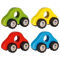 Koka automašīna ar gumijas riteņiem Goki cena un informācija | Rotaļlietas zīdaiņiem | 220.lv