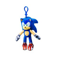 Piespraužama plīša rotaļlieta Sonic, 15 cm cena un informācija | Atslēgu piekariņi | 220.lv