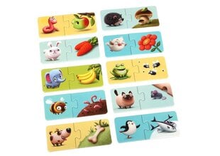Пазл "Еда и животные цена и информация | Игрушки для малышей | 220.lv