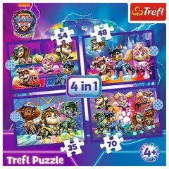 Набор пазлов Trefl Paw Patrol, 4 шт. цена и информация | Пазлы | 220.lv