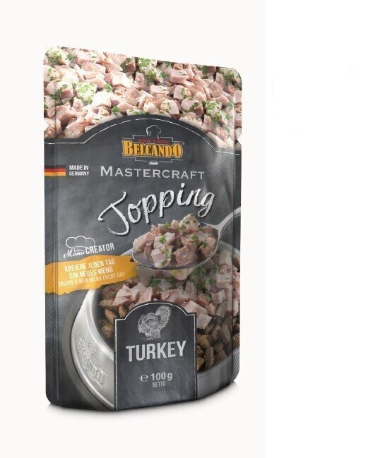 Belcando Mastercraft Topping ar tītaru, 100 g x 12 gab. cena un informācija | Konservi suņiem | 220.lv