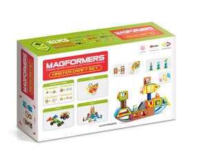 Magformers magnētu konstruktoru komplekts Master Craft, 162 gab. cena un informācija | Konstruktori | 220.lv