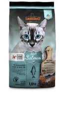 Leonardo pieaugušo GF Salmon bezgraudu barība pieaugušiem kaķiem ar lasi 1,8 kg cena un informācija | Sausā barība kaķiem | 220.lv