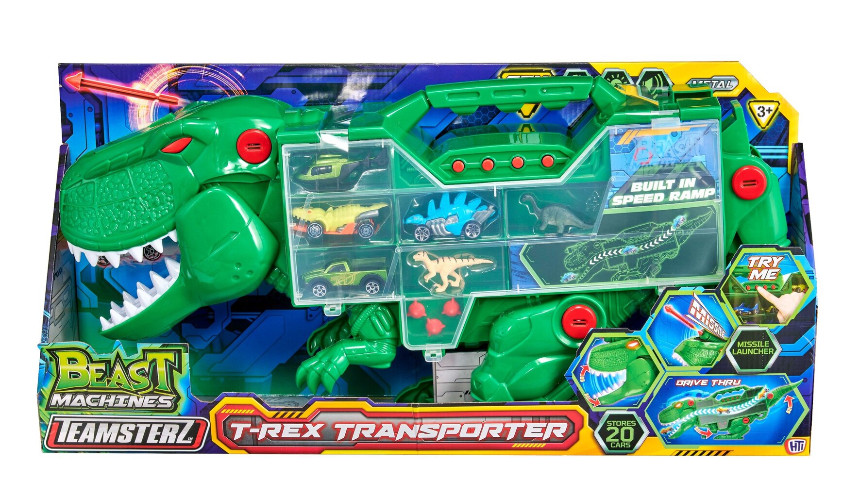 Rotaļu komplekts Teamsterz Beast Machines T-Rex cena un informācija | Rotaļlietas zēniem | 220.lv