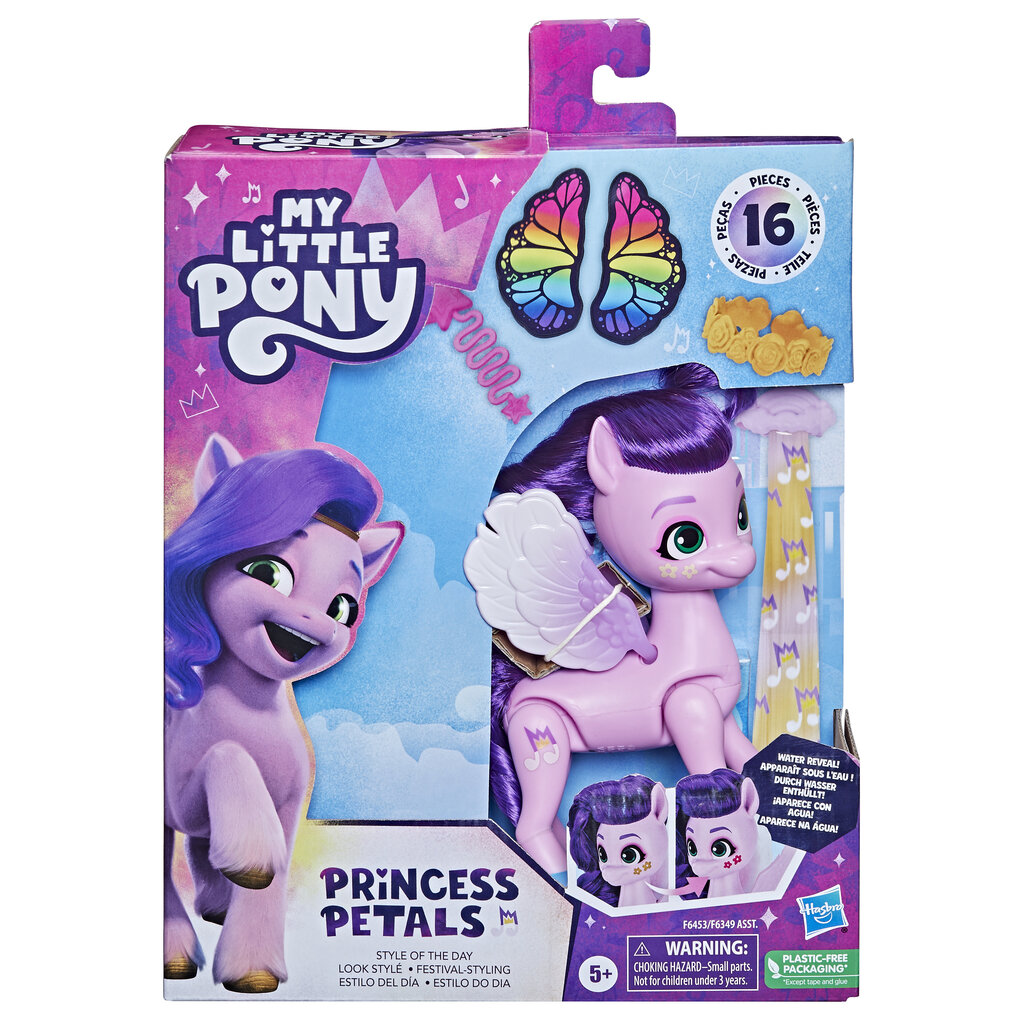 Rotaļu komplekts My Little Pony Braidlvudstokas stili, 14 cm cena un informācija | Rotaļlietas meitenēm | 220.lv