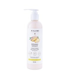 Kondicionieris ar ingvera ekstraktu vājiem matiem T-LAB Organics, 250 ml цена и информация | Распылите крем-спрей на волосы на расстоянии 20-25 см, расчешите их расческой. | 220.lv