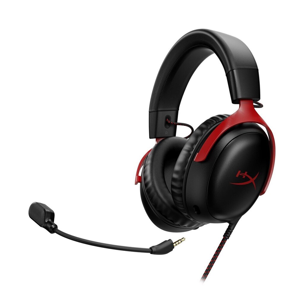 HyperX Cloud III sarkanas/melnas cena un informācija | Austiņas | 220.lv