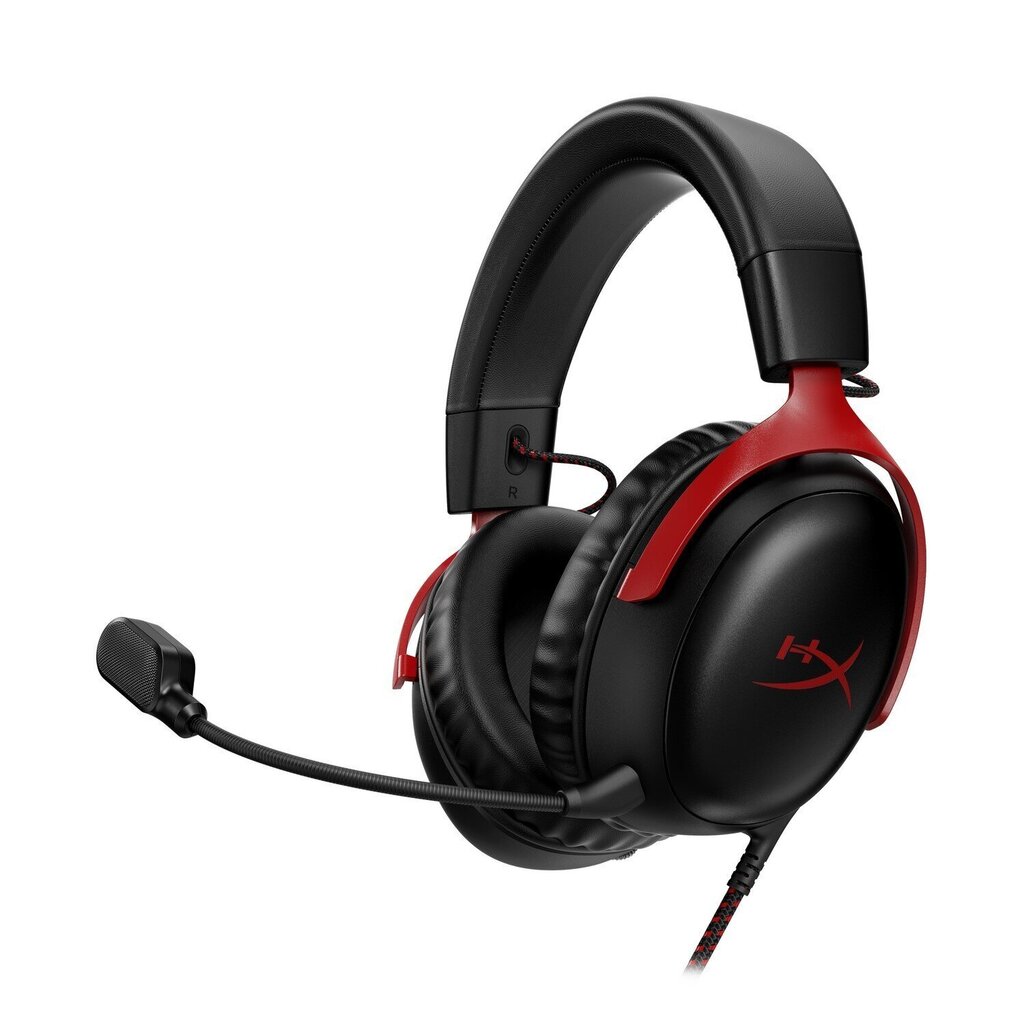 HyperX Cloud III sarkanas/melnas cena un informācija | Austiņas | 220.lv