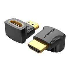 Угловой адаптер Vention AIOB0 HDMI, 4K 60 Гц (черный) цена и информация | Адаптеры и USB разветвители | 220.lv