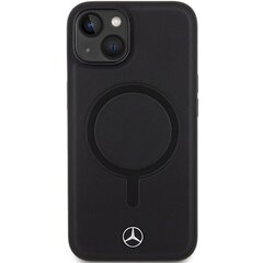 Mercedes MEHMP14S23RCMK iPhone 14 6.1" czarny|black hardcase Smooth Leather MagSafe цена и информация | Чехлы для телефонов | 220.lv