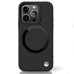 BMW BMHMP14LSILBK2 iPhone 14 Pro 6.1" czarny|black Signature Liquid Silicone MagSafe цена и информация | Чехлы для телефонов | 220.lv