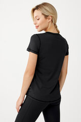 T-krekls sievietēm Rough Radical Fun, melns cena un informācija | Sporta apģērbs sievietēm | 220.lv