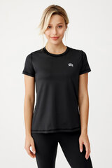 T-krekls sievietēm Rough Radical Fun, melns cena un informācija | Sporta apģērbs sievietēm | 220.lv