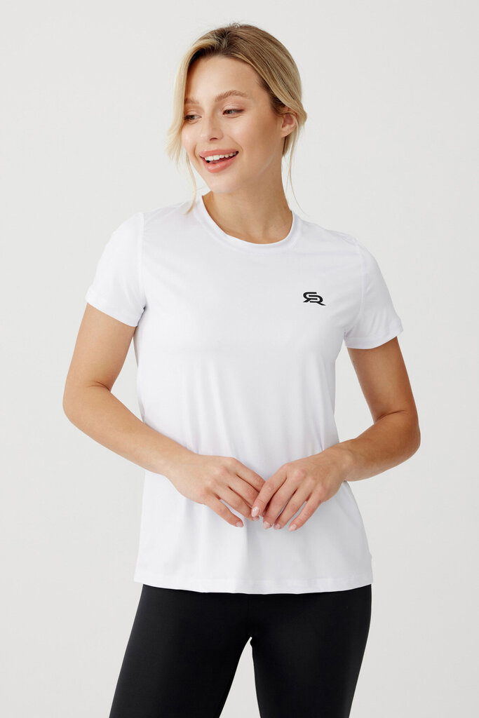 T-krekls sievietēm Rough Radical Fun, balts цена и информация | Sporta apģērbs sievietēm | 220.lv