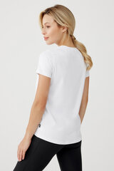 T-krekls sievietēm Rough Radical Fun, balts cena un informācija | Sporta apģērbs sievietēm | 220.lv