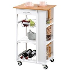 Кухонная коляска Kesper цена и информация | Кухонные и обеденные столы | 220.lv