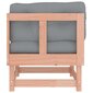 Stūra dīvāns ar matračiem vidaXL, brūns cena un informācija | Dārza krēsli | 220.lv