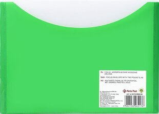 Двойная папка с клипсой Panta Plast A5, зеленая цена и информация | Канцелярия | 220.lv