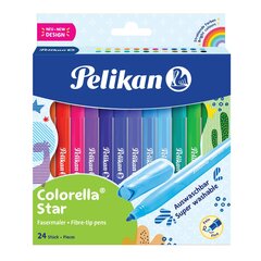 Фломастеры  Pelikan Colorella Star, 24 шт. цена и информация | Принадлежности для рисования, лепки | 220.lv