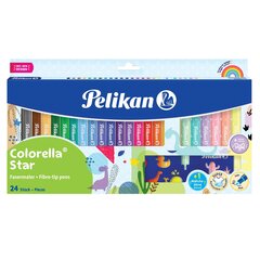 Фломастеры  Pelikan Colorella Star, 24 шт. цена и информация | Принадлежности для рисования, лепки | 220.lv
