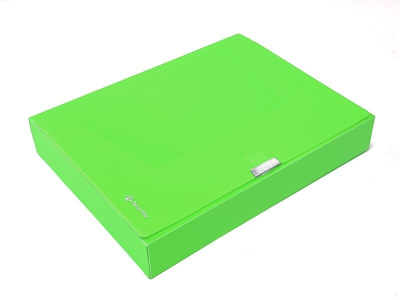 Mapju kaste A4, 55 mm, zaļa cena un informācija | Kancelejas preces | 220.lv