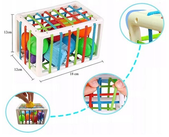 Sensorais kubu šķirotājs cena un informācija | Rotaļlietas zīdaiņiem | 220.lv