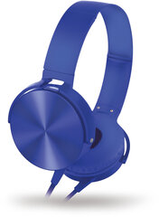 Omega Freestyle наушники + микрофон FH07BL, синие цена и информация | Наушники | 220.lv