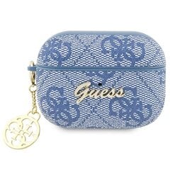 Guess GUAP2G4GSMB AirPods Pro 2 cover blue|blue 4G Charm Collection цена и информация | Аксессуары для наушников | 220.lv