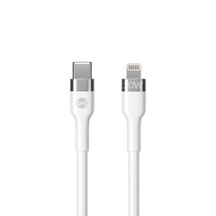 Forever Flexible cable USB-C - Lightning 1,0 m 20W white цена и информация | Кабели для телефонов | 220.lv