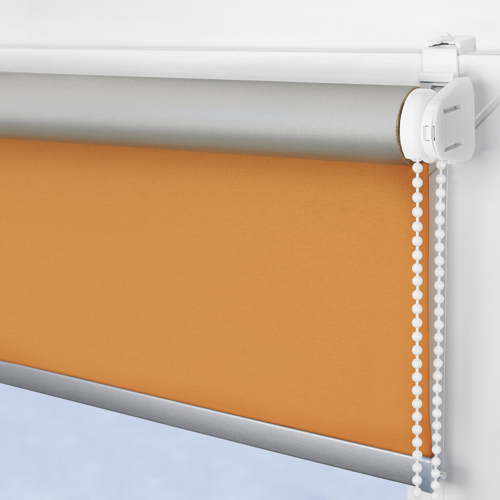 Rullo žalūzijas Bojanek termo, oranža, 95x150cm cena un informācija | Rullo žalūzijas | 220.lv