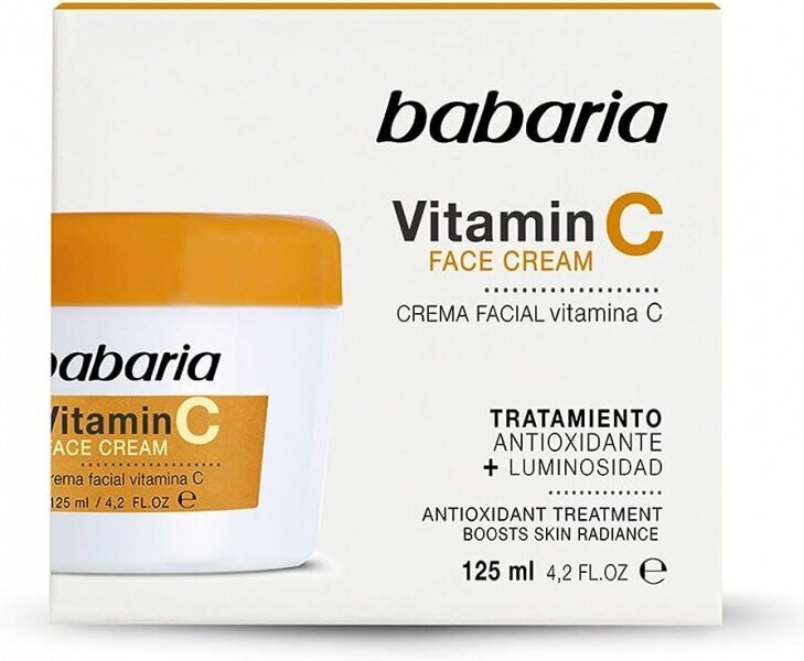 Krēms sejai Vitamin C, Babaria, 125ml cena un informācija | Sejas krēmi | 220.lv
