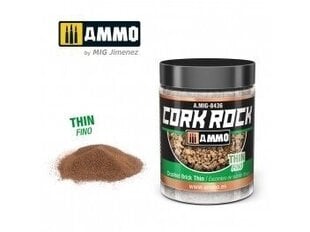 Korķa granulas Ammo Mig Crushed Brick Thin, 100 ml, 8436 cena un informācija | Modelēšanas un zīmēšanas piederumi | 220.lv