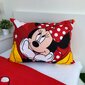 Gultas veļas komplekts Minnie Red Heart, 140x200, 2 daļu cena un informācija | Bērnu gultas veļa | 220.lv