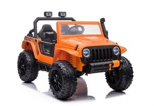 Vienvietīga elektriskā automašīna bērniem Jeep Extreme XB-1118, oranža cena un informācija | Bērnu elektroauto | 220.lv