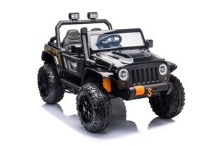 Vienvietīga elektriskā automašīna bērniem Jeep Extreme XB-1118, melna cena un informācija | Bērnu elektroauto | 220.lv