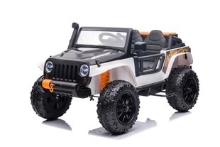 Одноместный электромобиль для детей Jeep Extreme до 100 кг XB-1118, белый цена и информация | Электромобили для детей | 220.lv