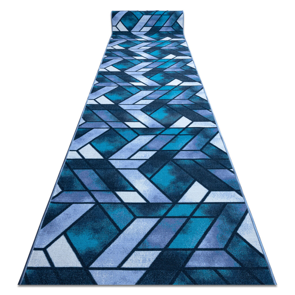 Neslīdošs paklājs ROMBY tumši zils 100cm цена и информация | Paklāji | 220.lv