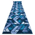 Neslīdošs paklājs ROMBY tumši zils 100cm