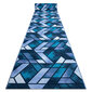 Neslīdošs paklājs ROMBY tumši zils 120cm цена и информация | Paklāji | 220.lv