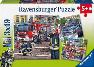 Puzle Ravensburger Kinder, 09335, 3x49 d. cena un informācija | Puzles, 3D puzles | 220.lv