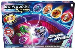 Боевой набор Hasbro Beyblade Burst Surge: боевой набор для истребителей Speedstorm (F0661) цена и информация | Конструктор автомобилей игрушки для мальчиков | 220.lv
