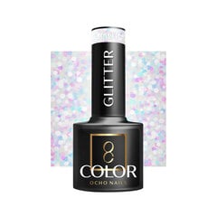 Hibrīda nagu laka Ocho Nails Glitter G01, 5 g cena un informācija | Nagu lakas, stiprinātāji | 220.lv