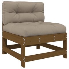 Dīvāns ar matračiem vidaXL, brūns cena un informācija | Dārza krēsli | 220.lv