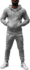 J.Style Cпортивные Kостюмы Fleece Grey 68C10386-2 68C10386-2/XL цена и информация | Мужские толстовки | 220.lv